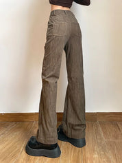Gretha | Hoge taille dames jeans met rechte pijp