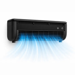 Muur airco compact zwart
