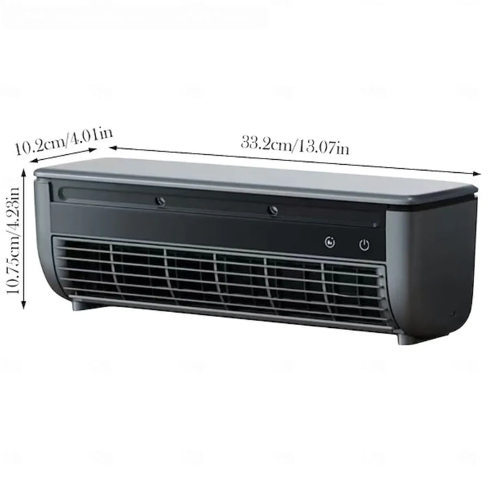 Muur airco compact zwart