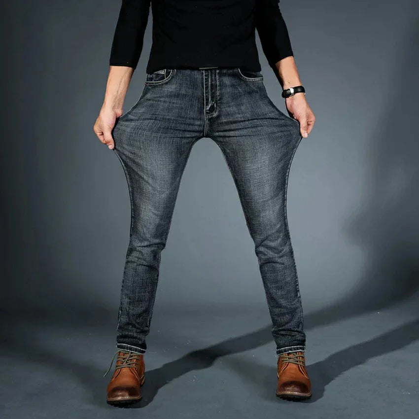 Slim fit jeans met stretch denim
