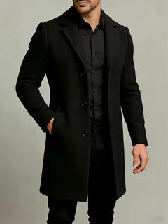 Trenchcoat met lapel collar