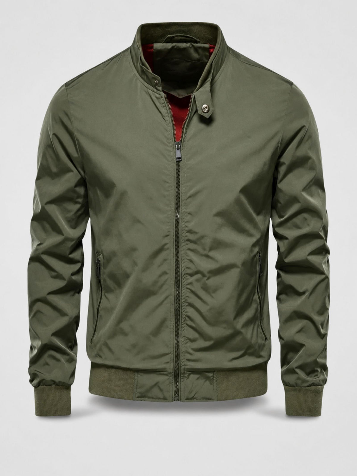 Hugo | Flight jacket with standing collar and zipper closure
