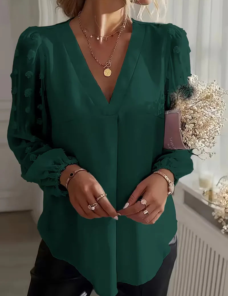 Blouse met lange mouwen