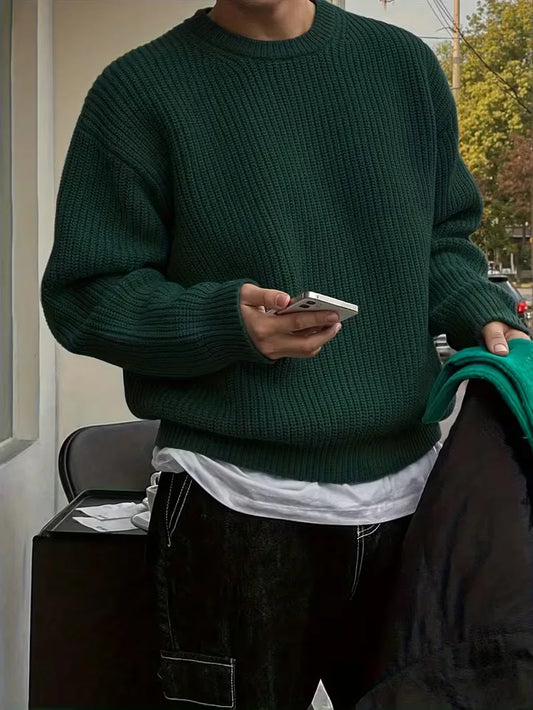 Oversized gebreide trui