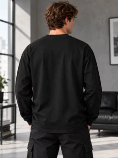 Longsleeve met crew neckline