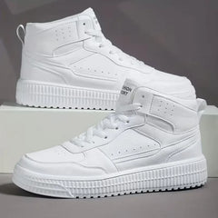 Hoge sneakers met perforaties