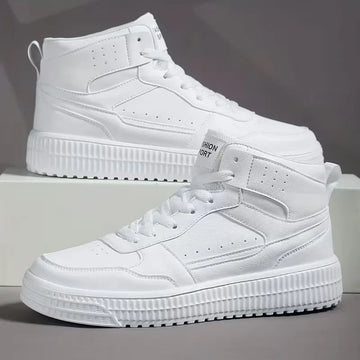 Hoge sneakers met perforaties