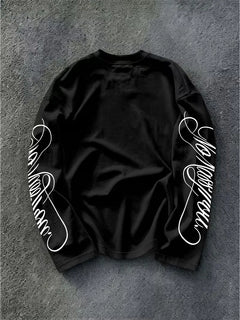 Longsleeve met geprinte tekst
