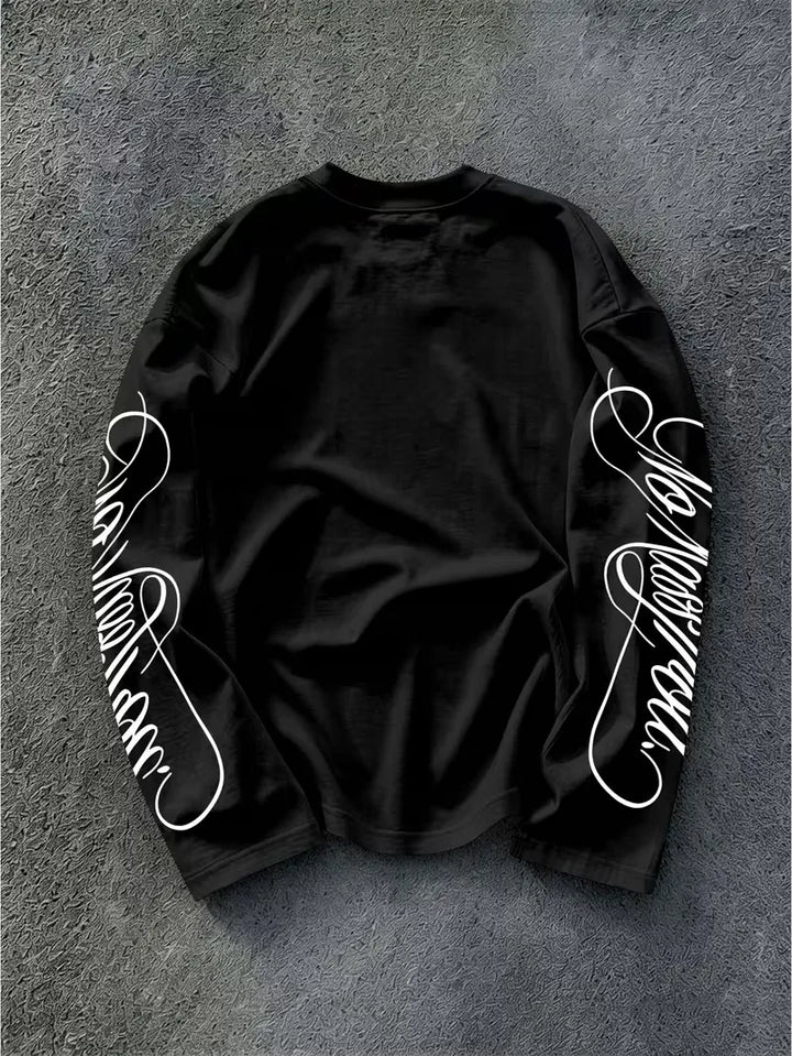 Longsleeve met geprinte tekst
