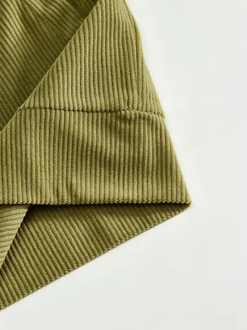 Lounge set met corduroy jacket