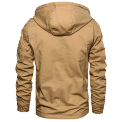 Parka met capuchon en meerdere zakken