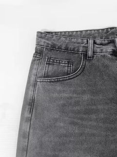 Loose fit jeans met meerdere zakken