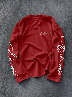 Longsleeve met crew neckline