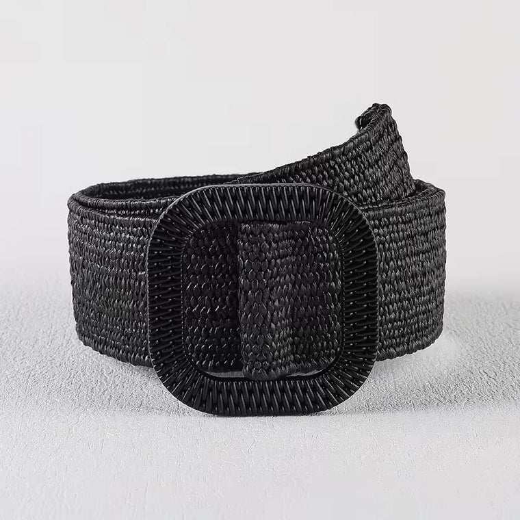 Brede riem met grote gesp