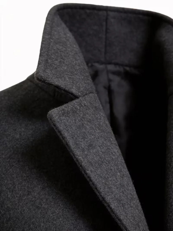 Trenchcoat met lapel collar