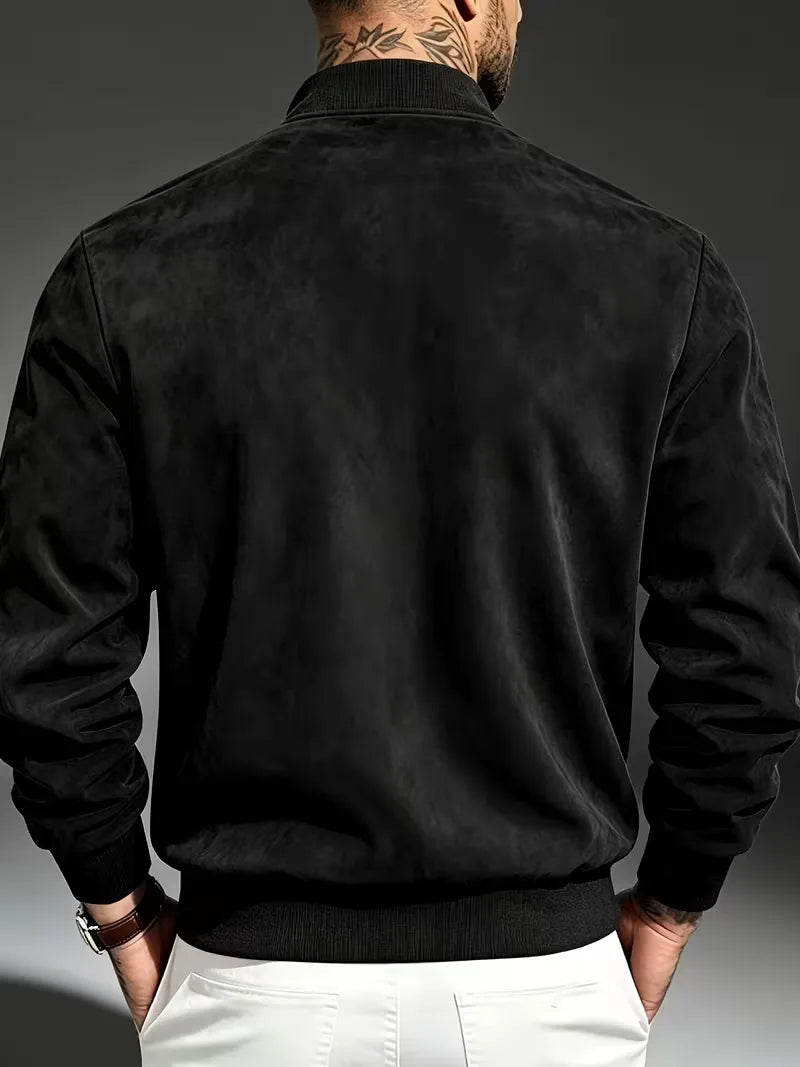 Bomberjack met baseball collar