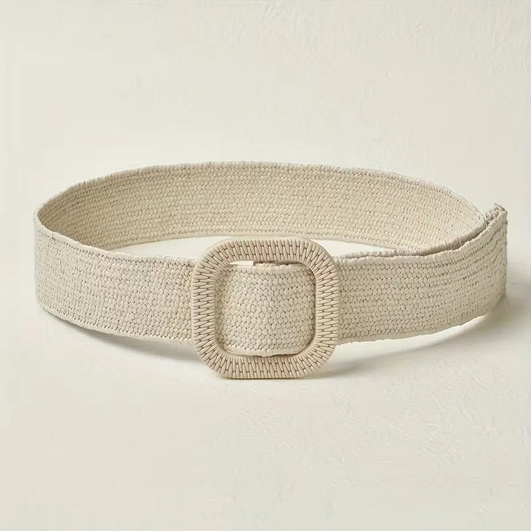 Brede riem met grote gesp