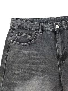 Loose fit jeans met meerdere zakken