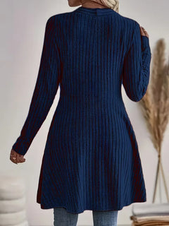 Zwarte cardigan met V-hals