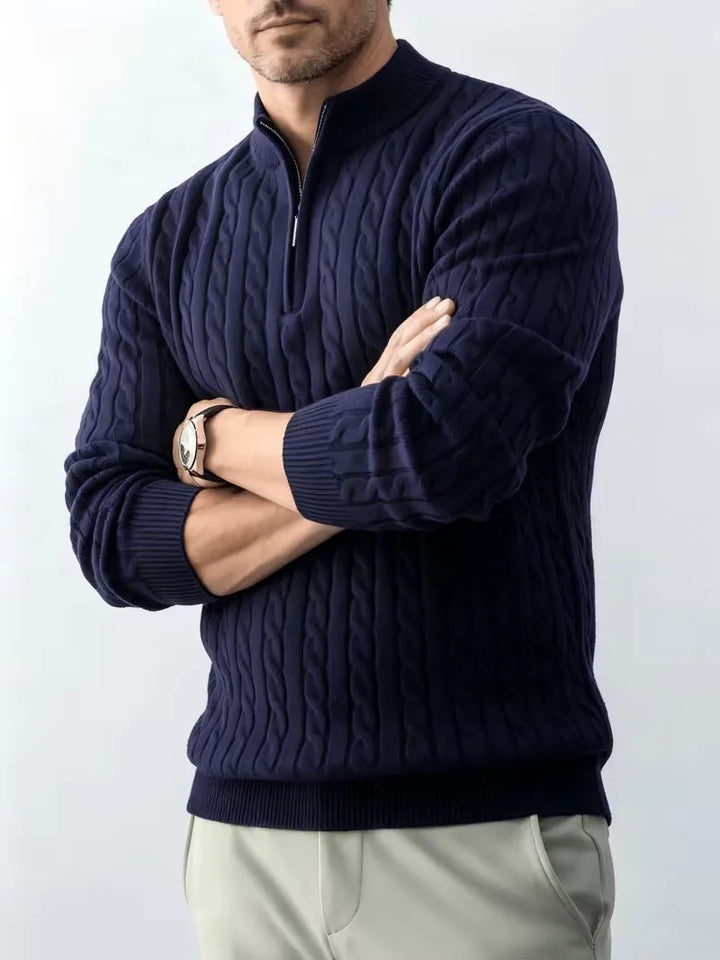 Kabeltrui met half-zip