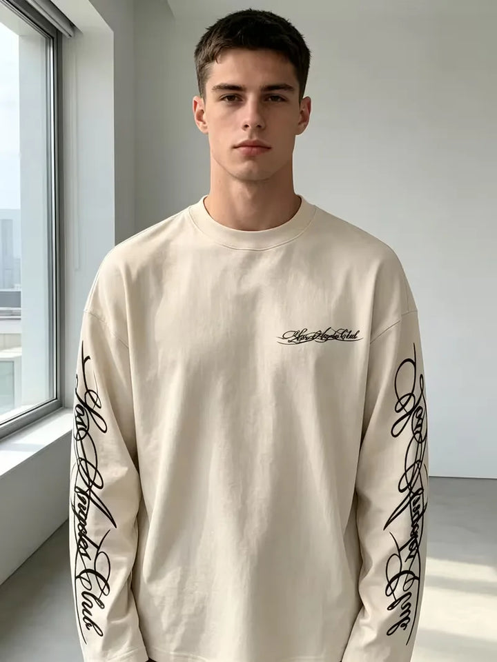 Longsleeve met crew neckline