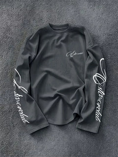Longsleeve met crew neckline