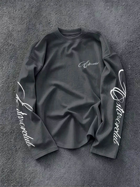 Longsleeve met crew neckline