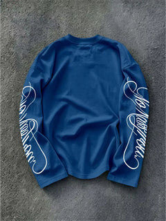 Longsleeve met geprinte tekst