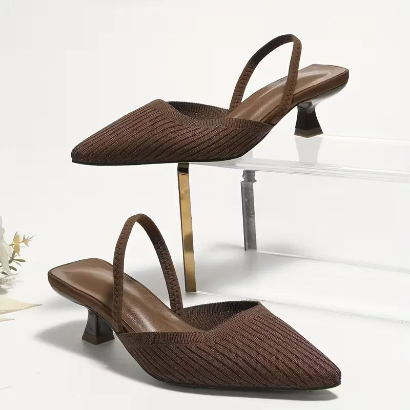 Hak met flare heel