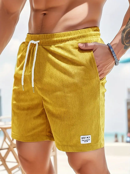 Heren zwembroek, perfect voor ontspanning aan het strand of het zwembad. Met een elastische taille voor een comfortabele pasvorm en een verstelbaar trekkoord voor extra bewegingsvrijheid.