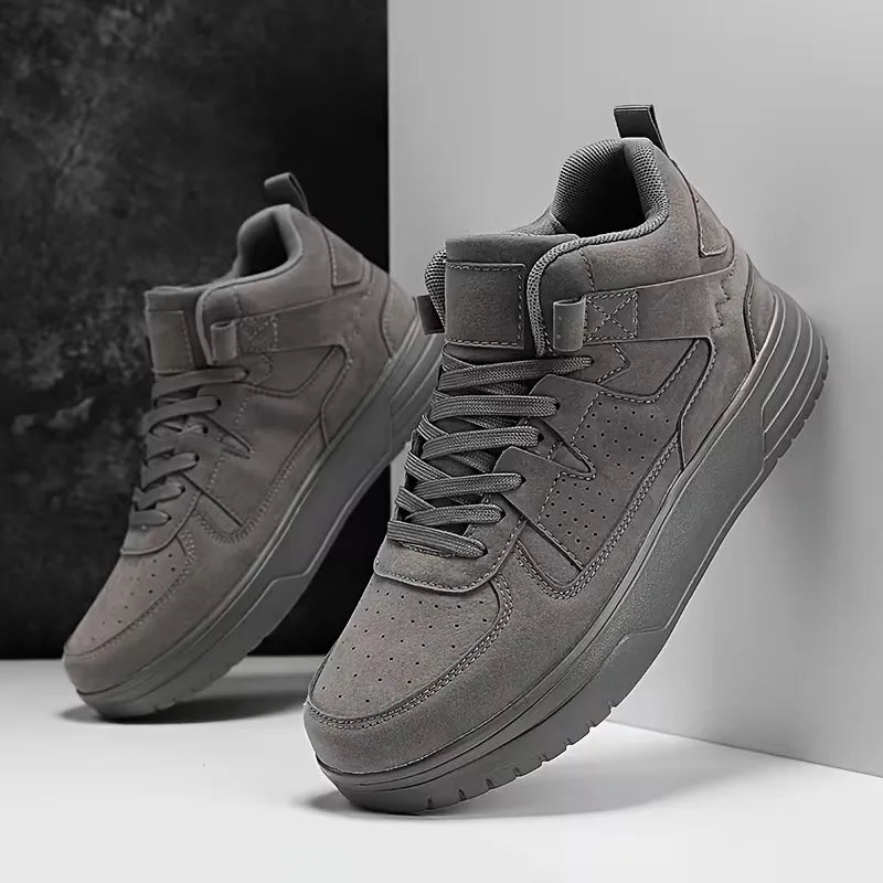 Hoge sneakers met perforated upper