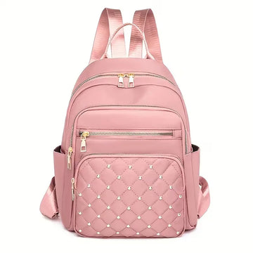 Rugzak met quilted voorkant