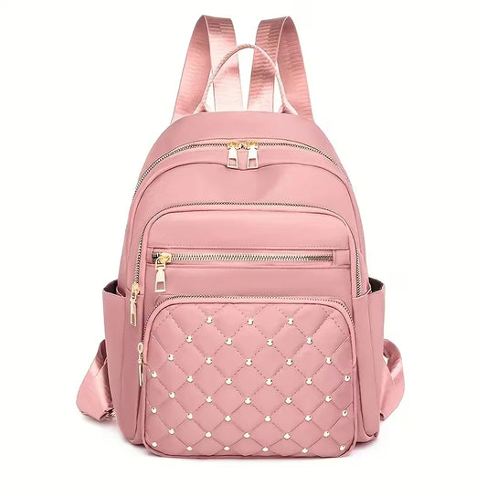 Rugzak met quilted voorkant