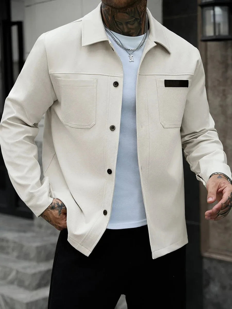 Overshirt met borstzak