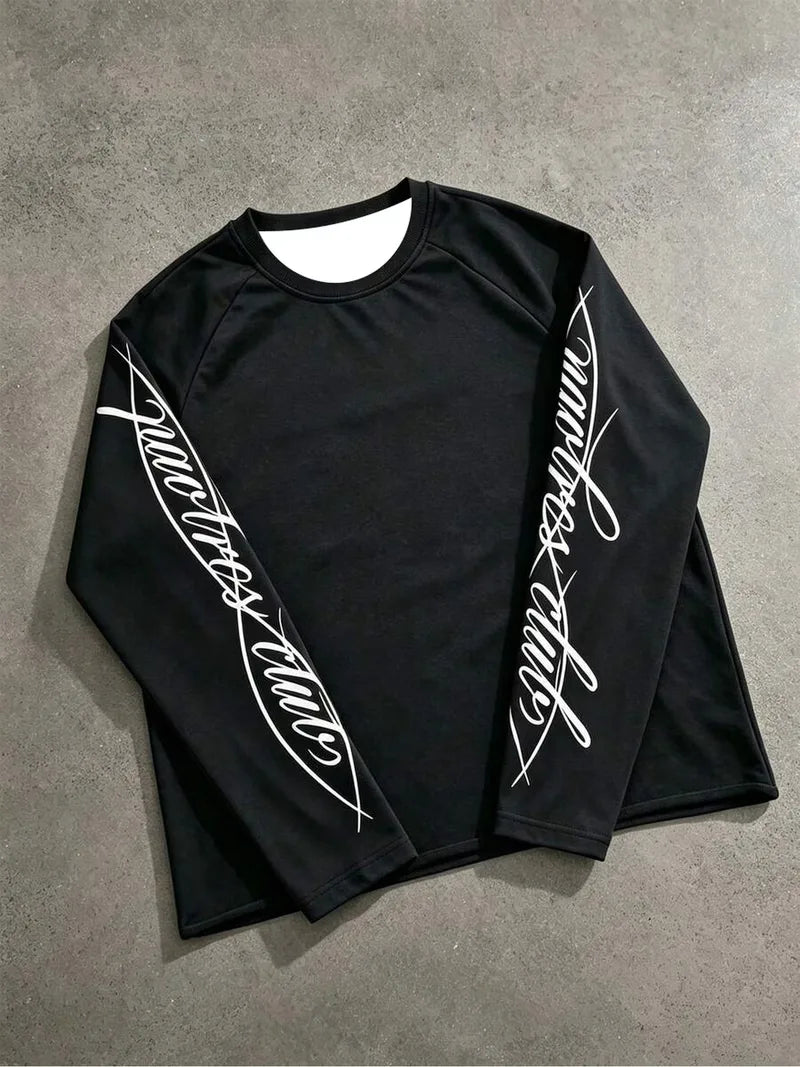 Longsleeve T-shirt met contrast