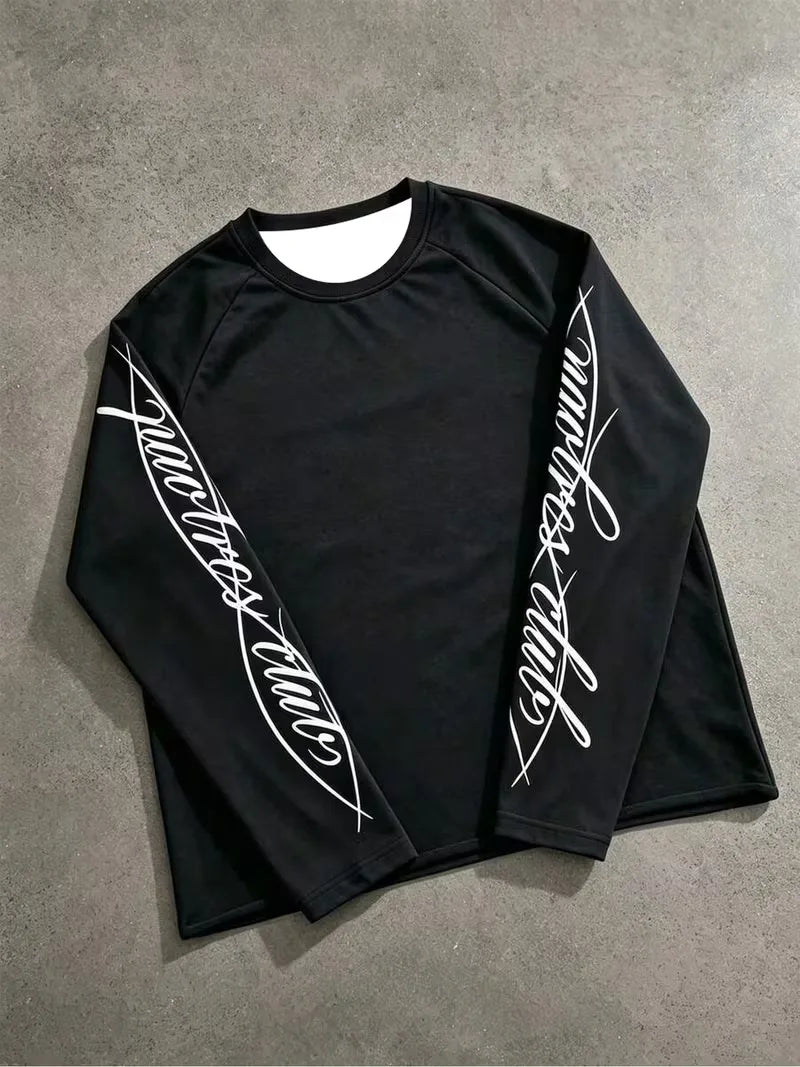 Longsleeve T-shirt met contrast
