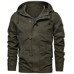 Parka met capuchon en meerdere zakken