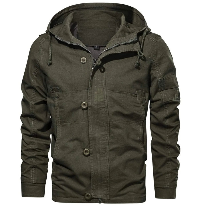 Parka met capuchon en meerdere zakken