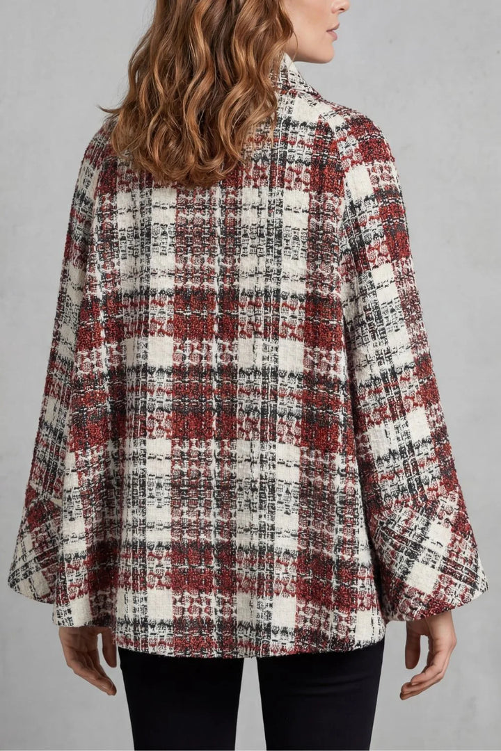 Cape jas met vintage ruit