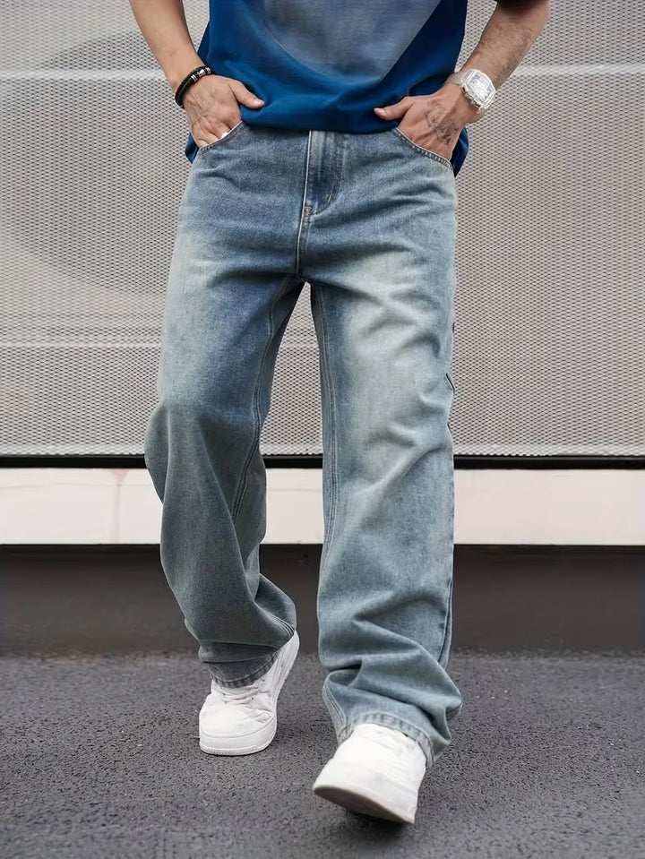 Loose fit jeans met vijf-pocket design