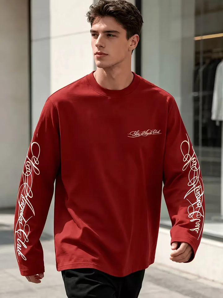 Longsleeve met crew neckline