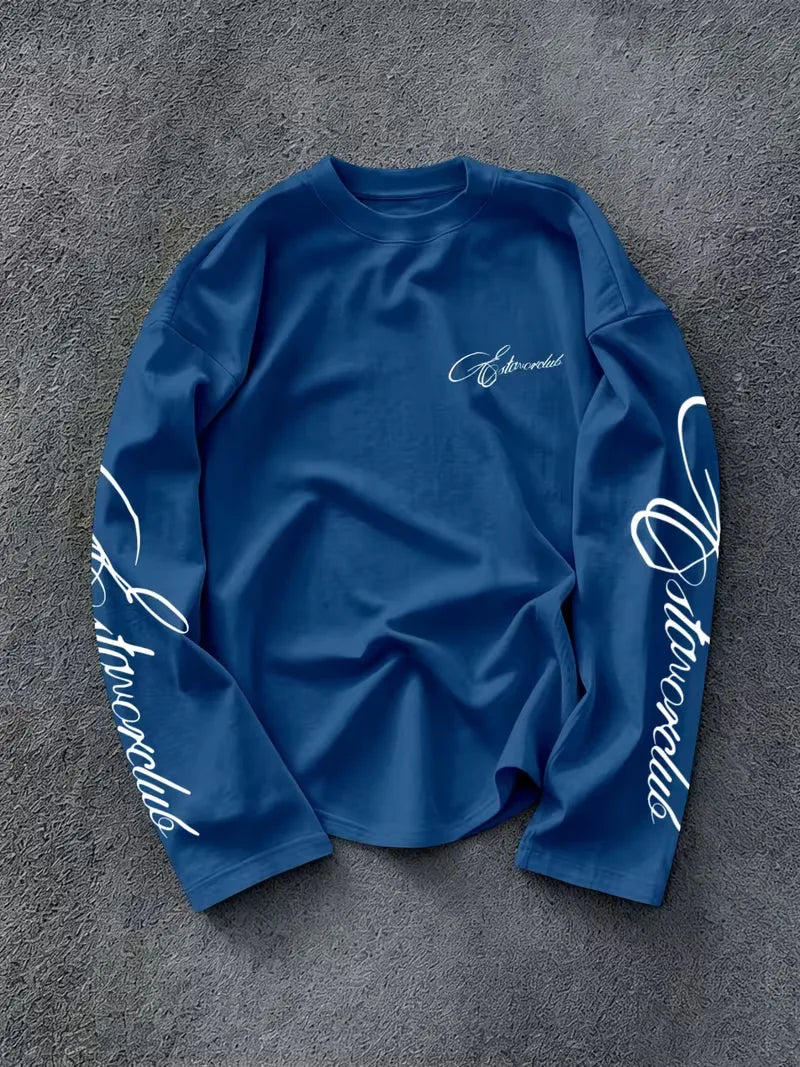 Longsleeve met crew neckline