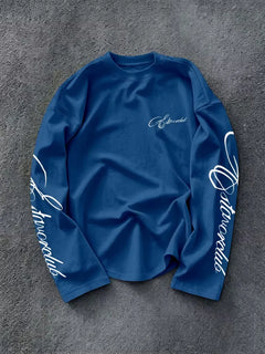 Longsleeve met crew neckline