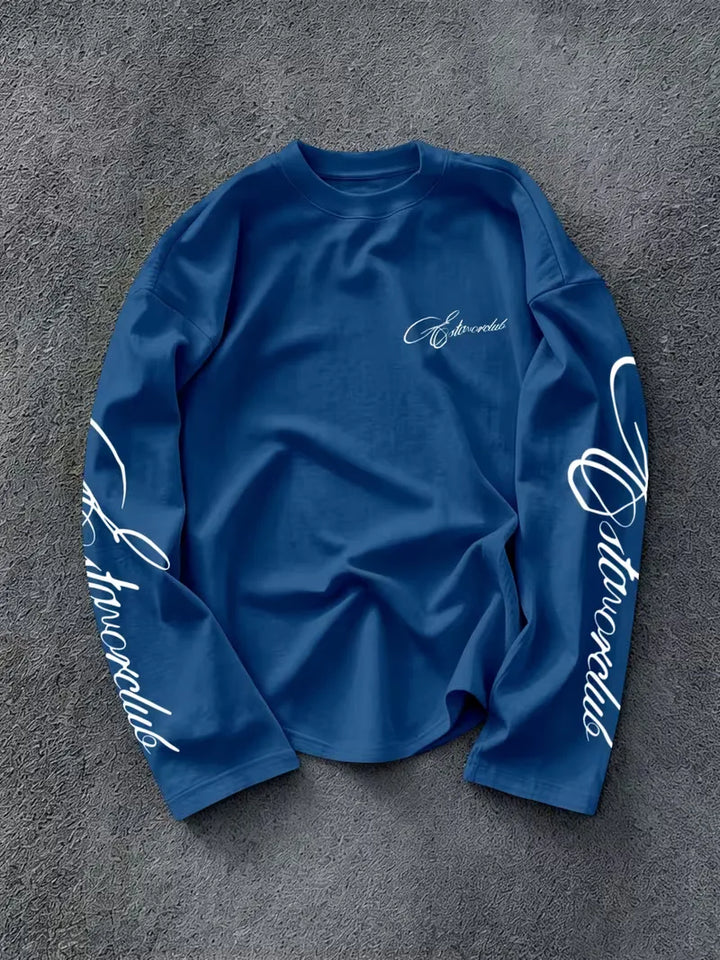 Longsleeve met crew neckline