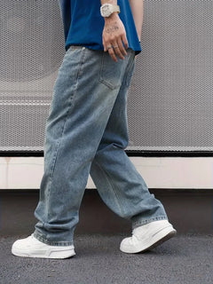 Loose fit jeans met vijf-pocket design