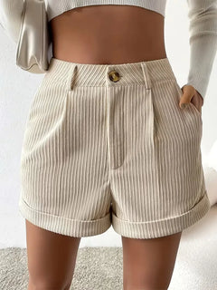 Korte broek met hoge taille