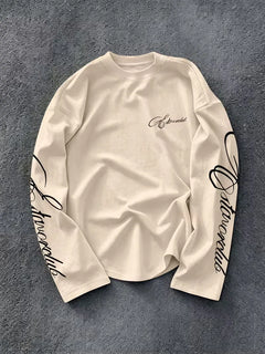 Longsleeve met crew neckline