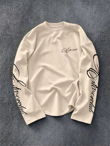 Longsleeve met crew neckline
