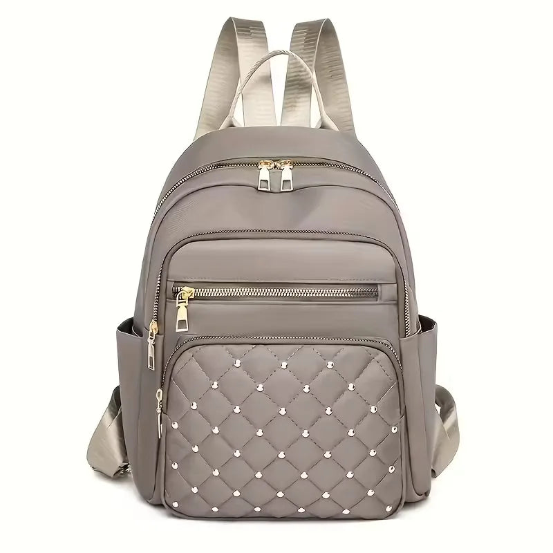 Rugzak met quilted voorkant