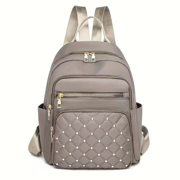Rugzak met quilted voorkant